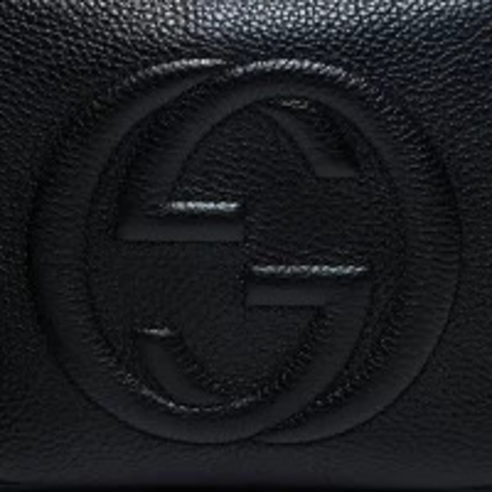 Gucci Soho Fringe Leather Shoulder Bag Black - Picture 9 of 13